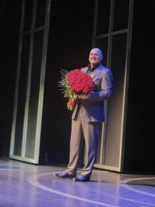 André Kuipers na z'n theatercollege